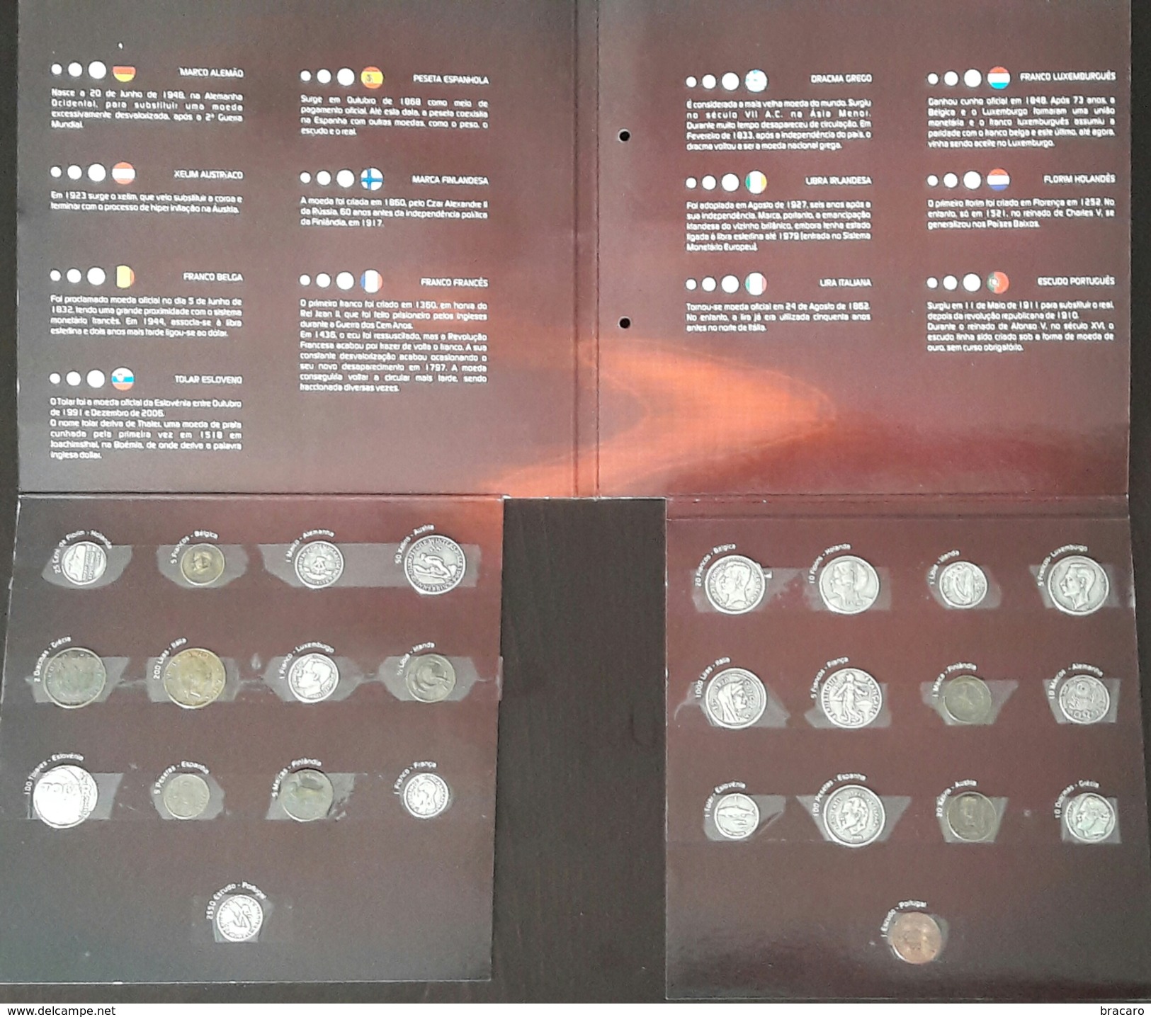 EURO / Europe - Moedas Que Desapareceram Com O Euro / Coins That Disappeared With The Euro (13 Countries = 26 Coins) - Rolls