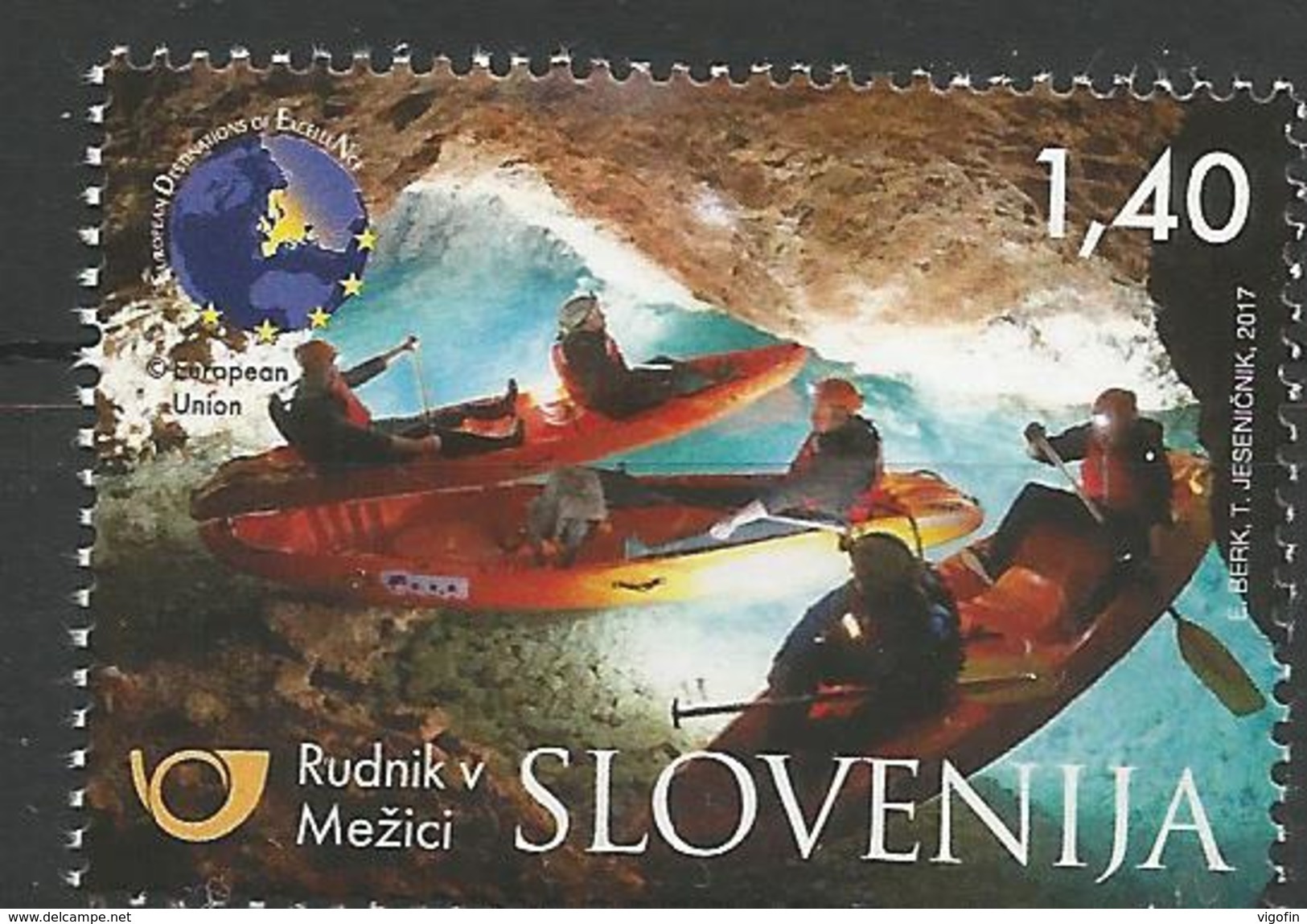 SI 2017-07 TURISAM ME&#x17D;ICA MINE, SLOVENIA, 1 X 1v, MNH - Slovenia