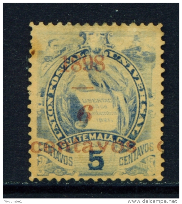 GUATEMALA  -  1898  Surcharge  6c On 5c  Used As Scan - Guatemala