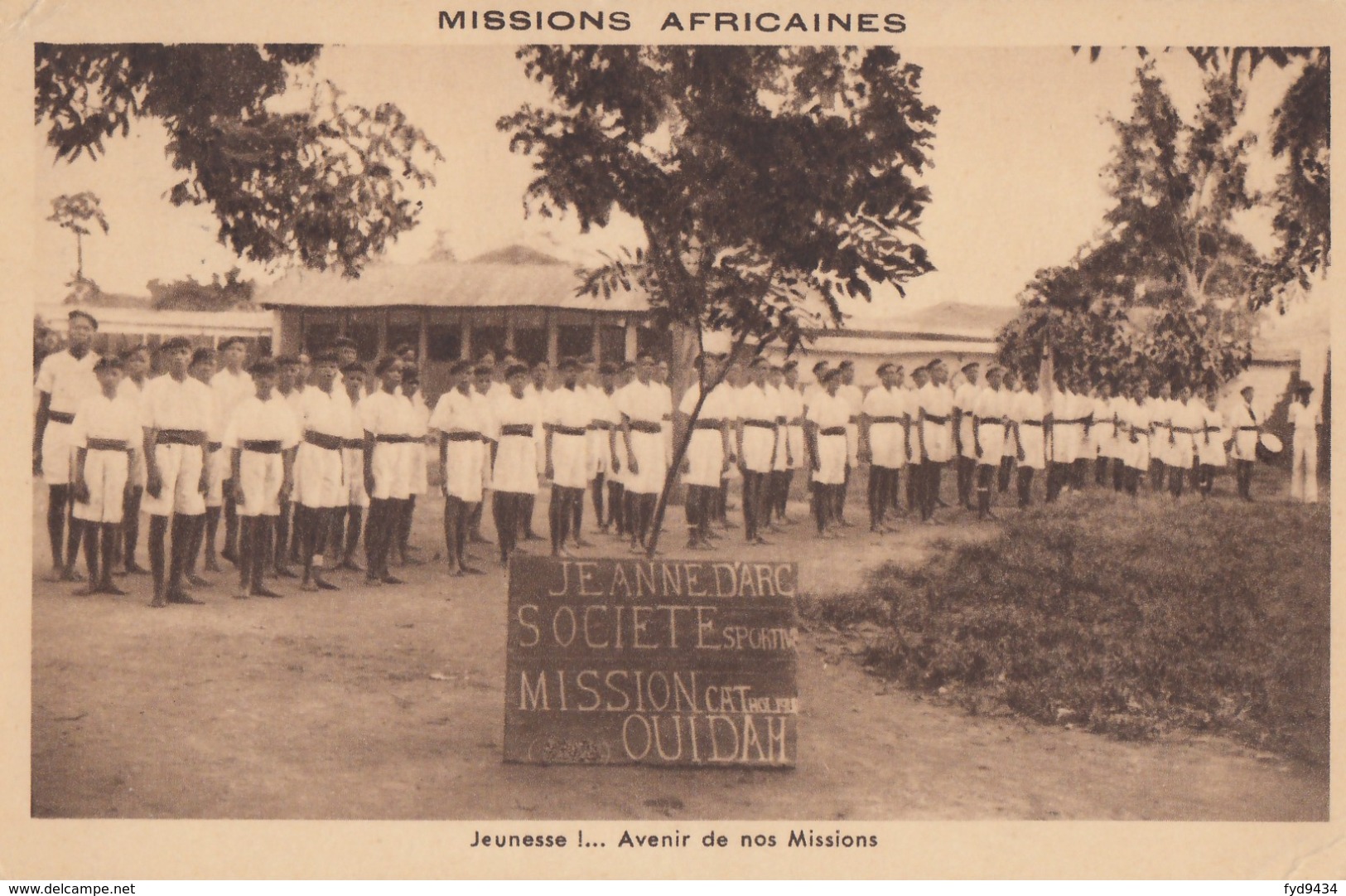 CPA - Ouidah - Société Sportive Jeanne D'Arc - Benin