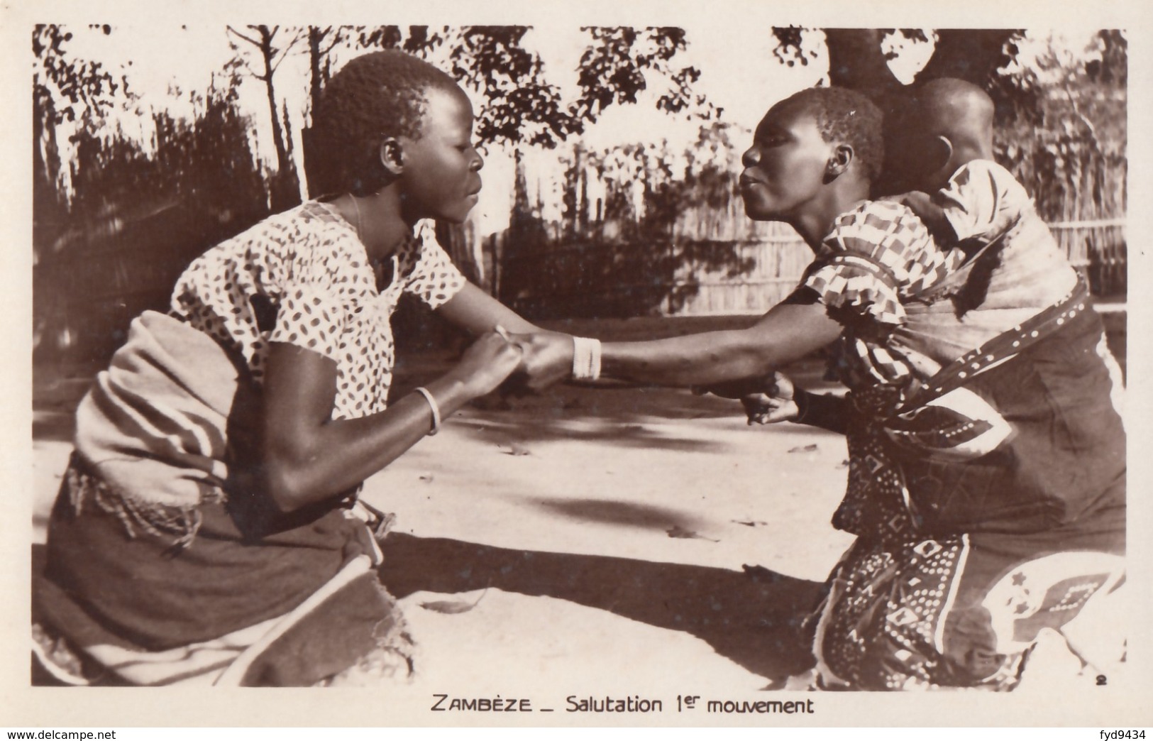 CPA - Salutation 1er Mouvement - Zambia