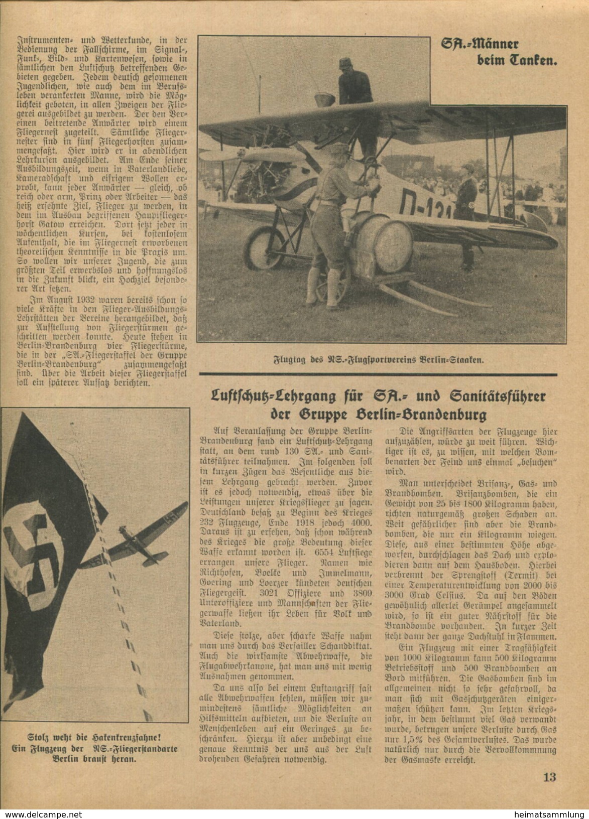 Die Berliner Front - Parteiamtliches Mitteilungsblatt Für Den Gau Gross Berlin - Herausgegeben Vom Presseamt NSDAP Gr. B - Contemporary Politics