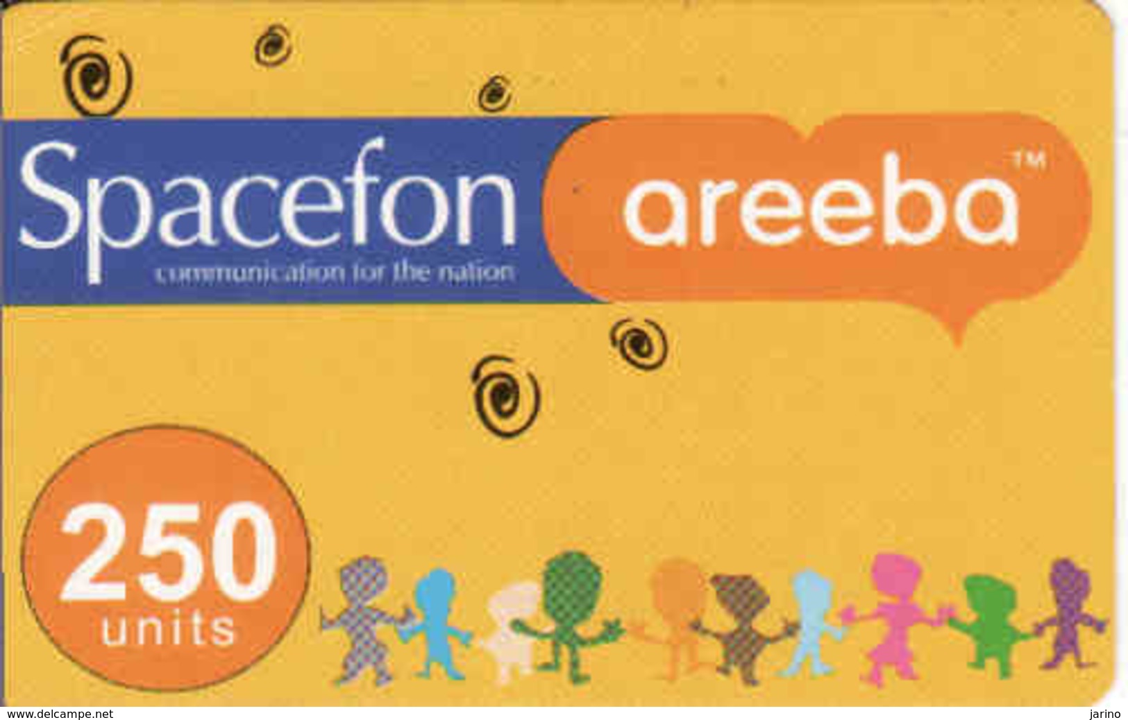 Ghana Spacefon Areeba 250 Units - Ghana