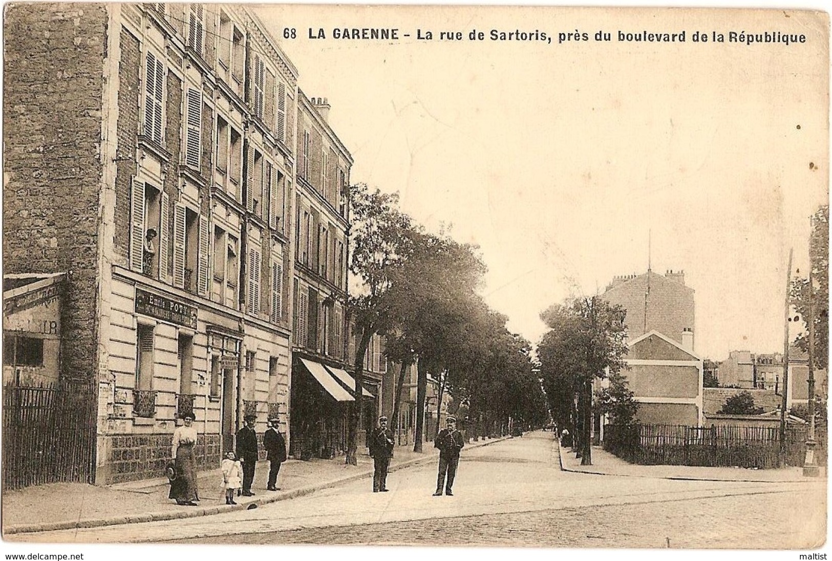 La Garenne Colombes - ? 68 - La Rue De Sartoris Près Du Boulevard De La République - La Garenne Colombes