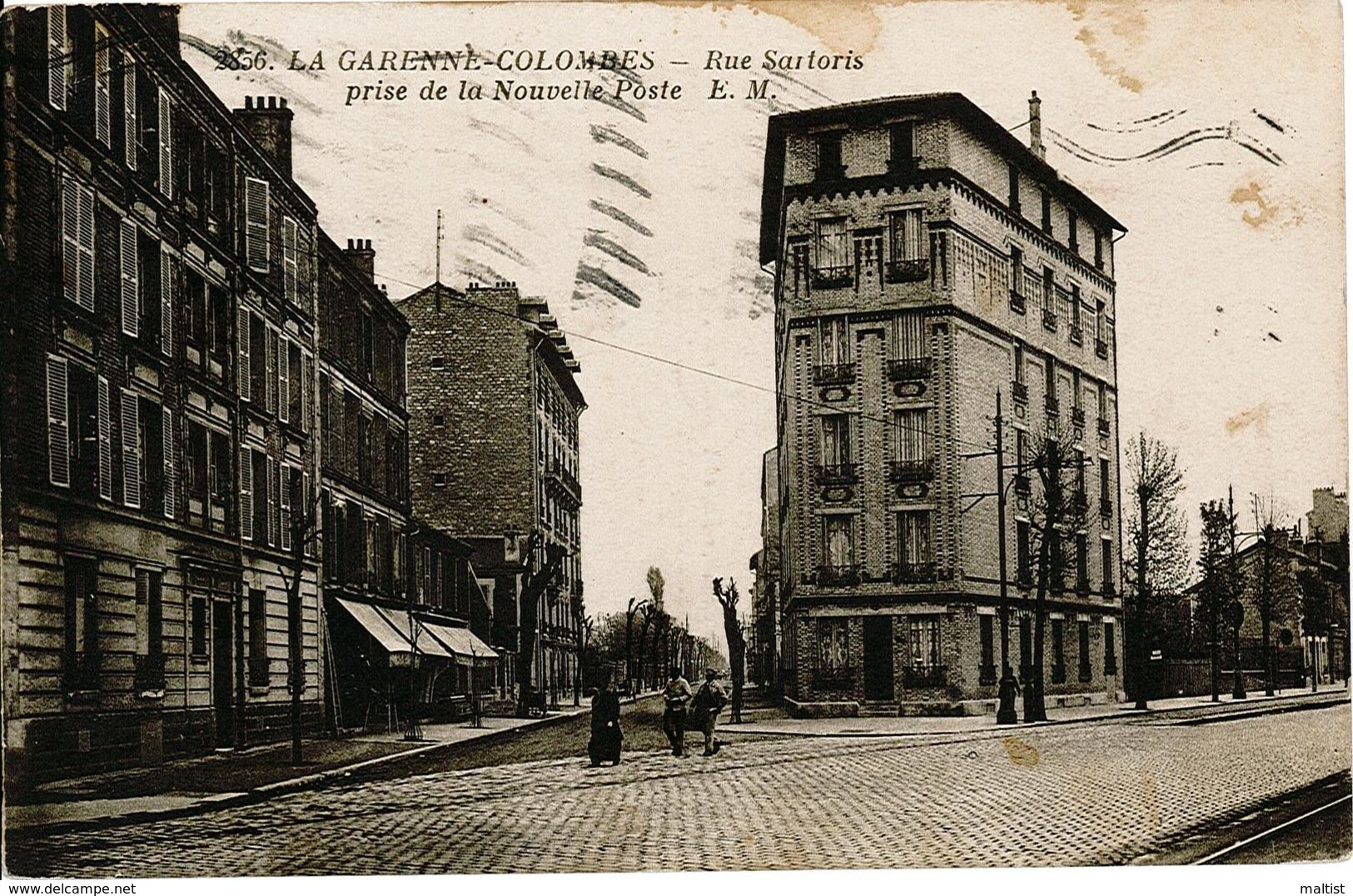 La Garenne Colombes - EM 2856 - Rue Sartoris Prise De La Nouvelle Poste - La Garenne Colombes