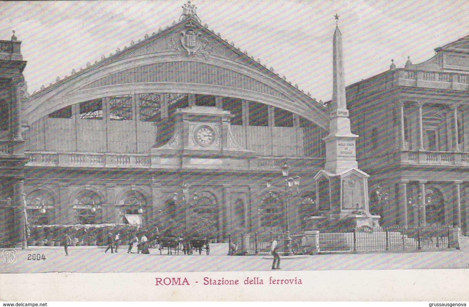 12332) ROMA STAZIONE DELLA FERROVIA NON VIAGGIATA 1920 CIRCA - Stazione Termini