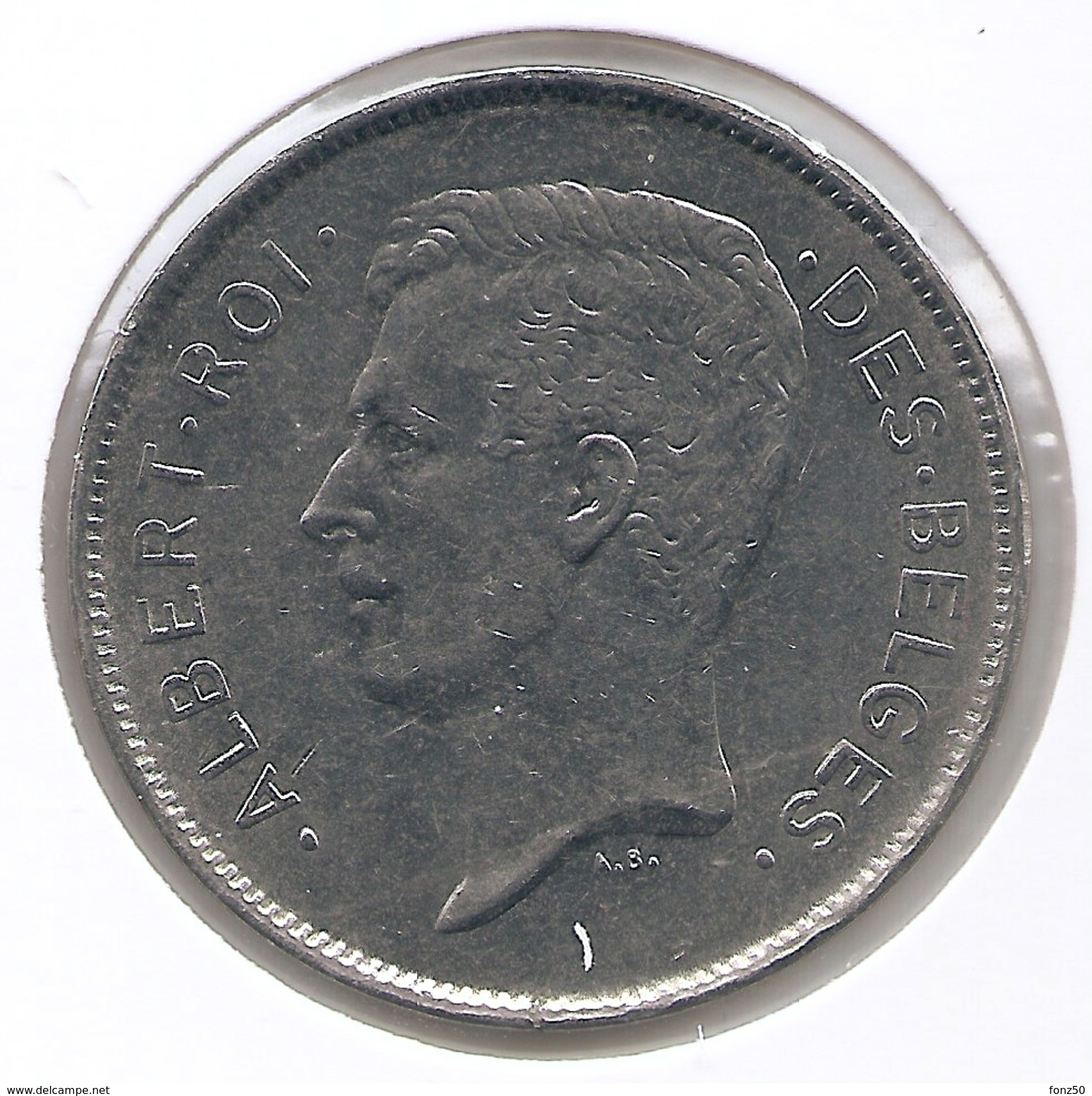ALBERT I * 20 Frank / 4 Belga 1931 Frans  Pos.A * Z.Fraai / Prachtig * Nr 9238 - 20 Francs & 4 Belgas