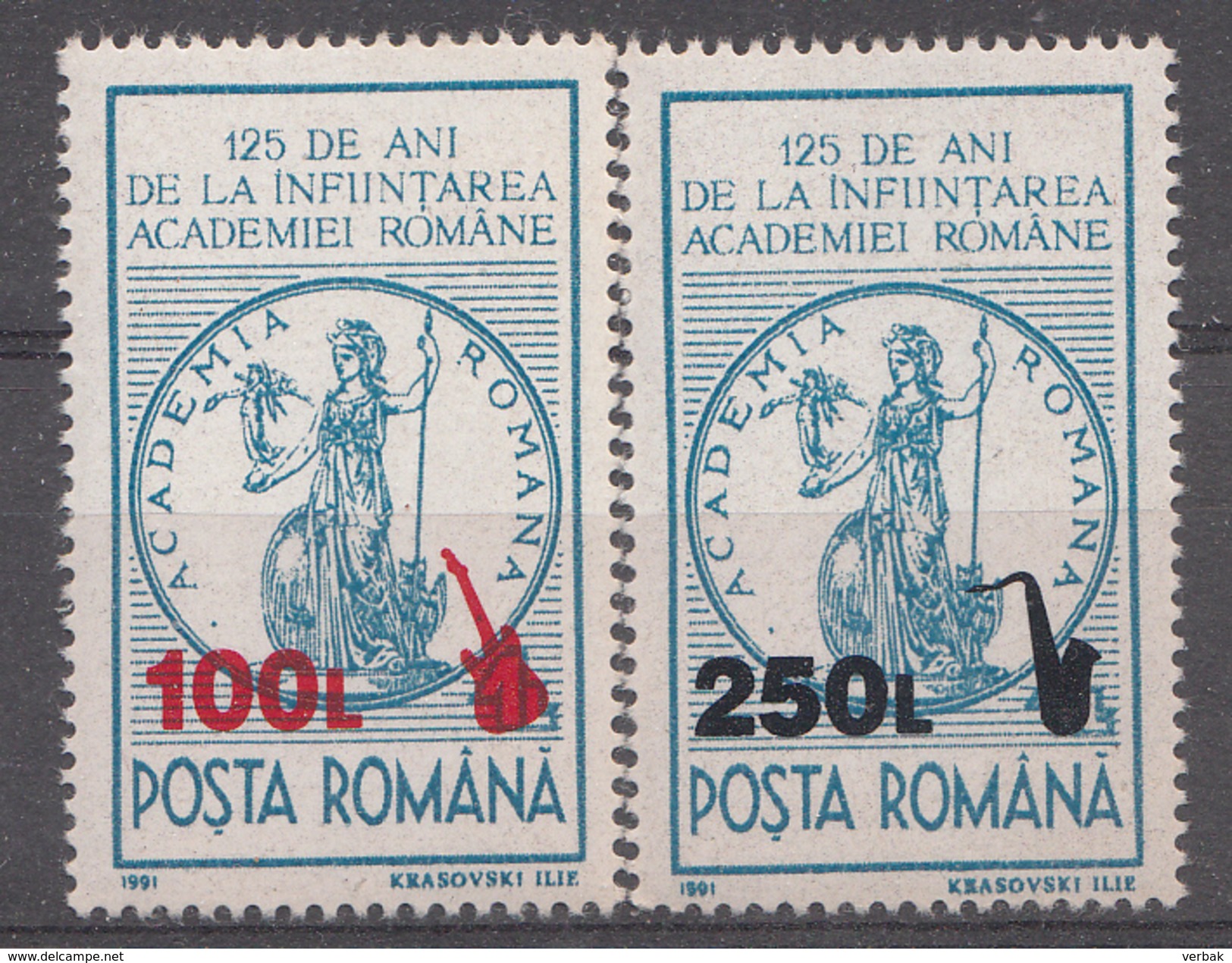 Roumanie 1999 Mi.nr: 5387-5388 Akademie Der Wissenschaften  NEUF Sans CHARNIERE / MNH / POSTFRIS - Unused Stamps