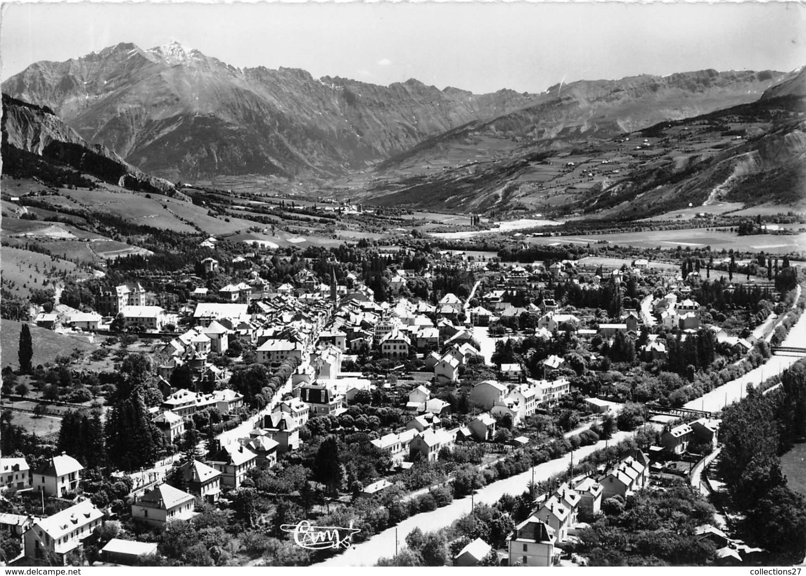 04-BARCELONNETTE-  VUE PANORAMIQUE AERIENNE - Barcelonnetta