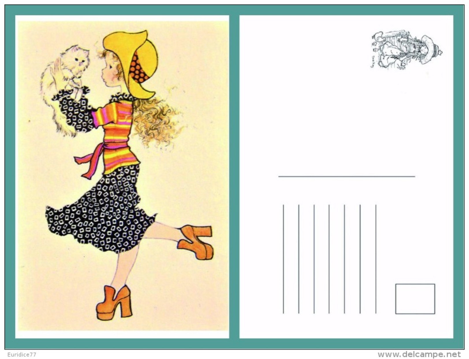 SARAH KAY-109 POSTCARD - Dibujos De Niños