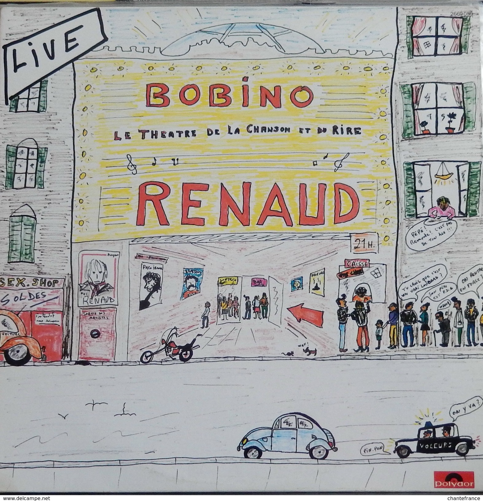 Renaud 33t. DLP *à Bobino* - Autres - Musique Française