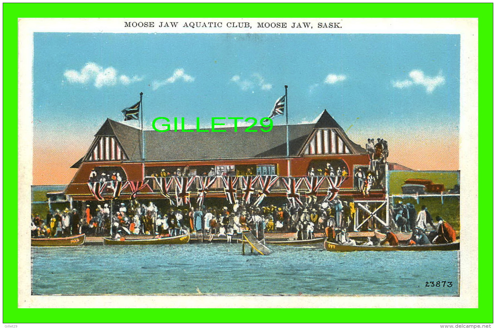 MOOSE JAW, SASKATCHEWAN - MOOS JAW AQUATIC CLUB -  VALENTINE EDY COMPANY LIMITED - - Autres & Non Classés