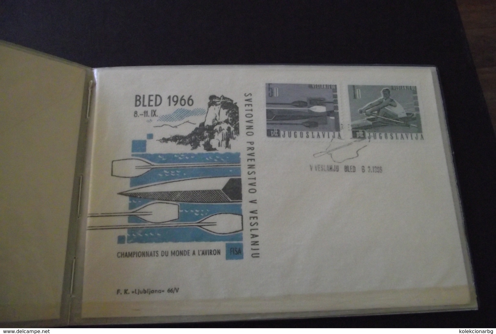 253. Veslanje 1966 Bled - Booklets