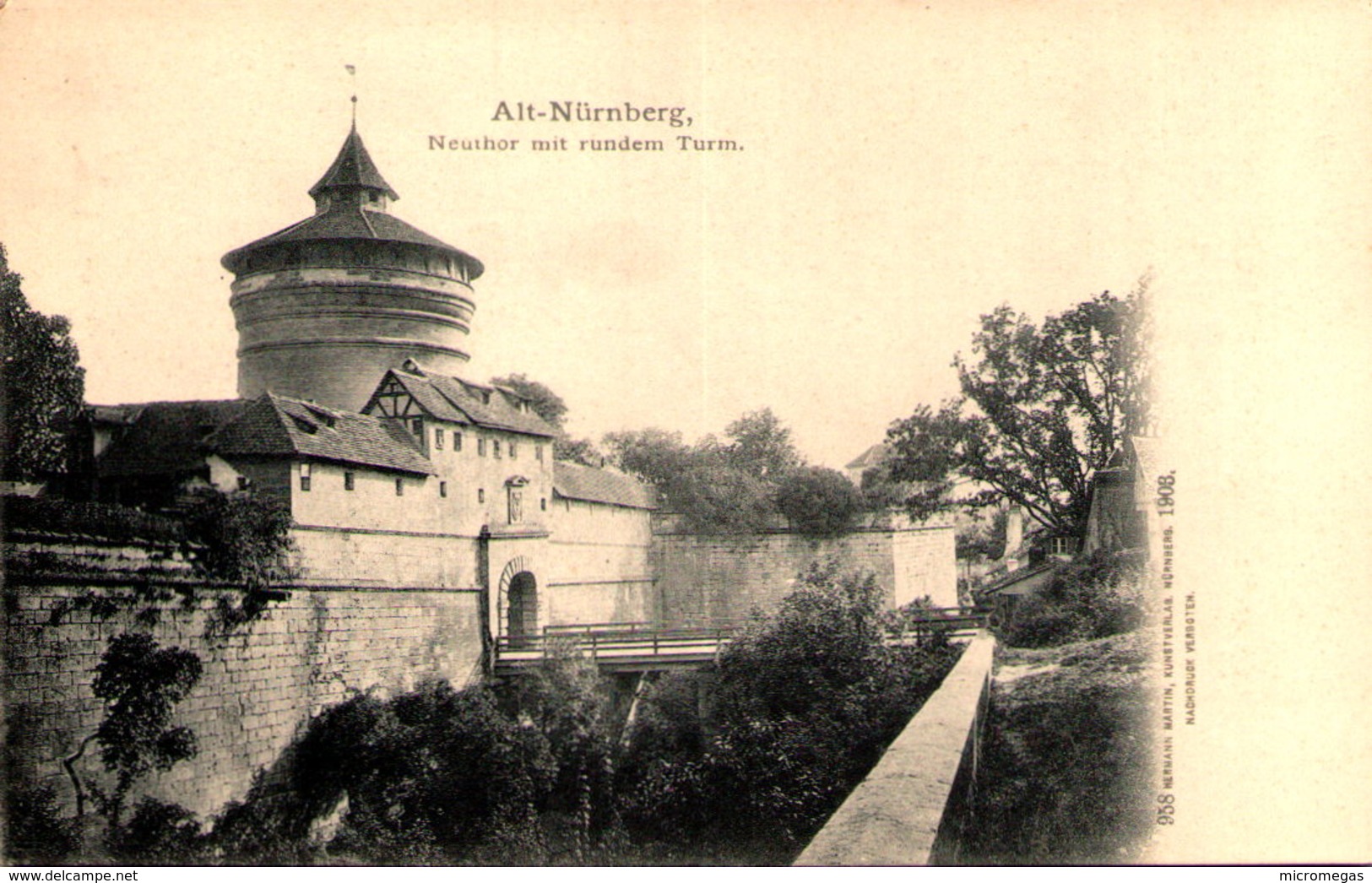 ALT-NÜRNBERG - Neuthor Mit Rundem Turm - Mutter, K.