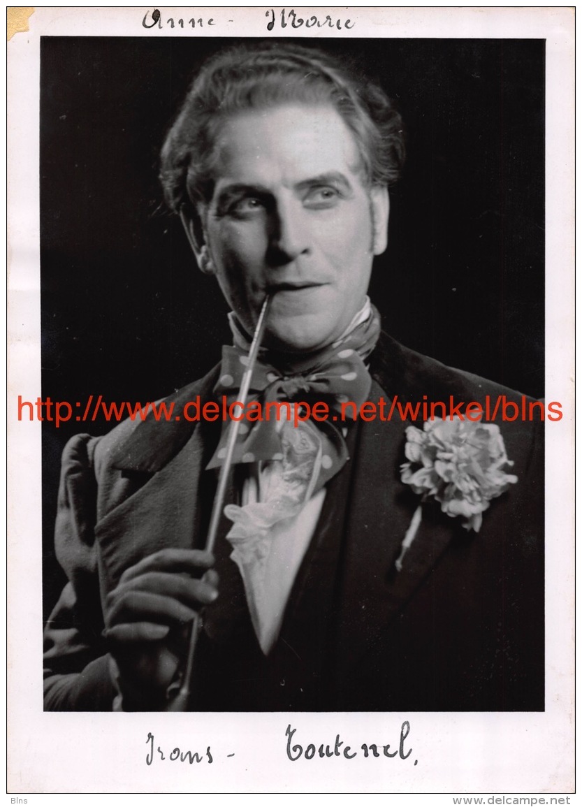 Frans Toutenel Opera Signed Photo 13x18cm - Autografi