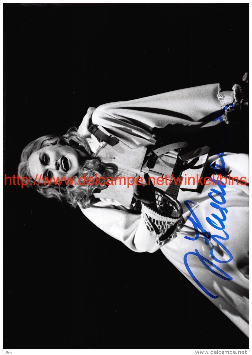 Vesselina Kasarova Opera Signed Photo 12,5x18,5cm - Autographes