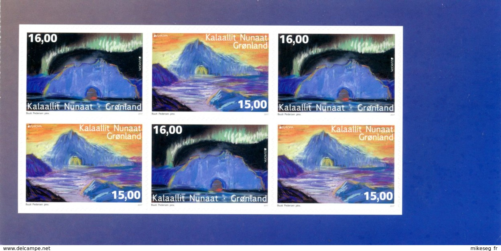 Europa 2017 - Groenland Greenland Demi-carnet 6 Timbres ** - 2017