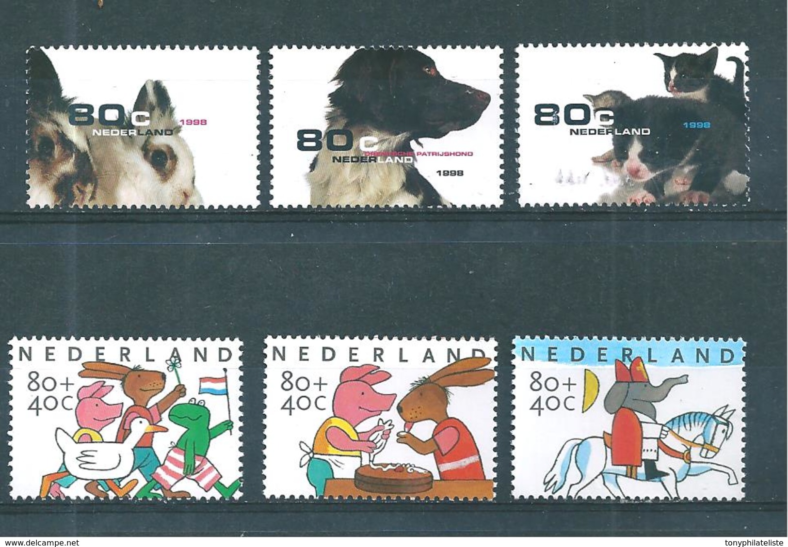 Pays Bas Timbres De 1998  N°1648/50  +  1653/55   Neufs ** - Nuevos