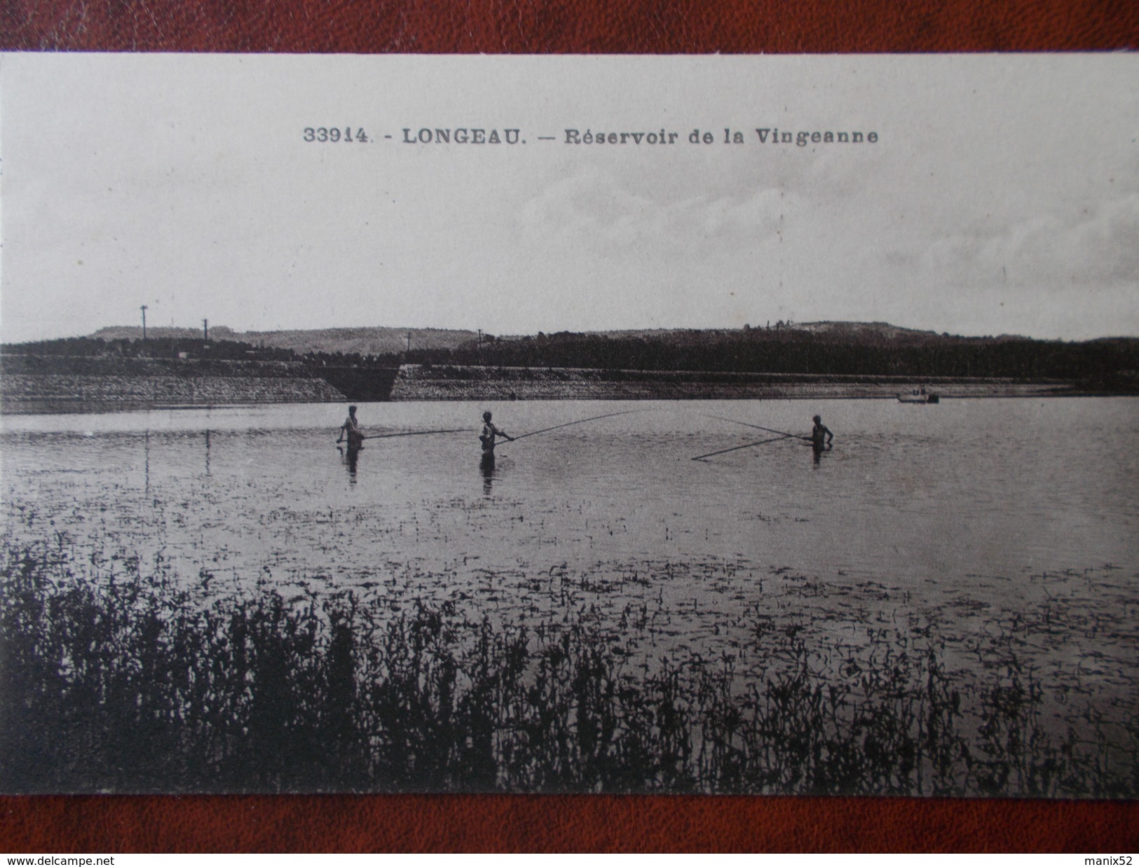 52 - LONGEAU - Réservoir De La Vingeanne. (Pêcheurs à La Ligne) - Le Vallinot Longeau Percey