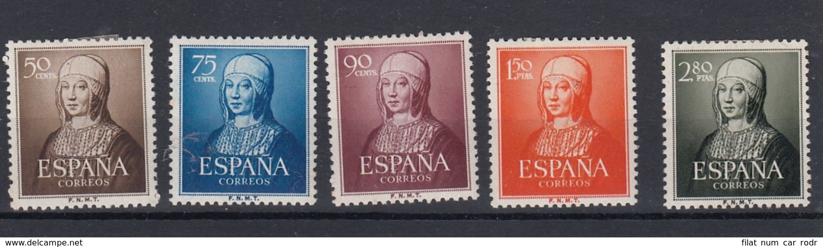 Lote3j5 Edifil Nº 1092/96 Con Charnela - Nuevos