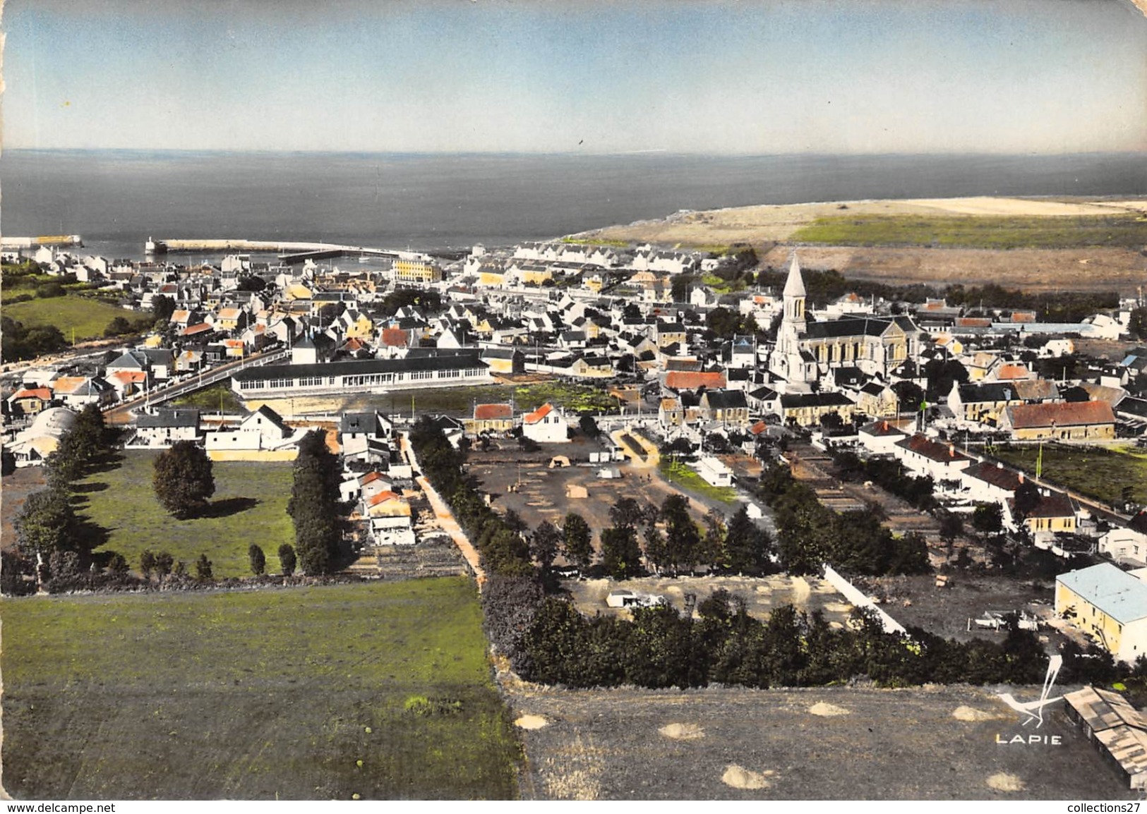 14-PORT-EN-BESSIN- VUE DU CIEL - Port-en-Bessin-Huppain