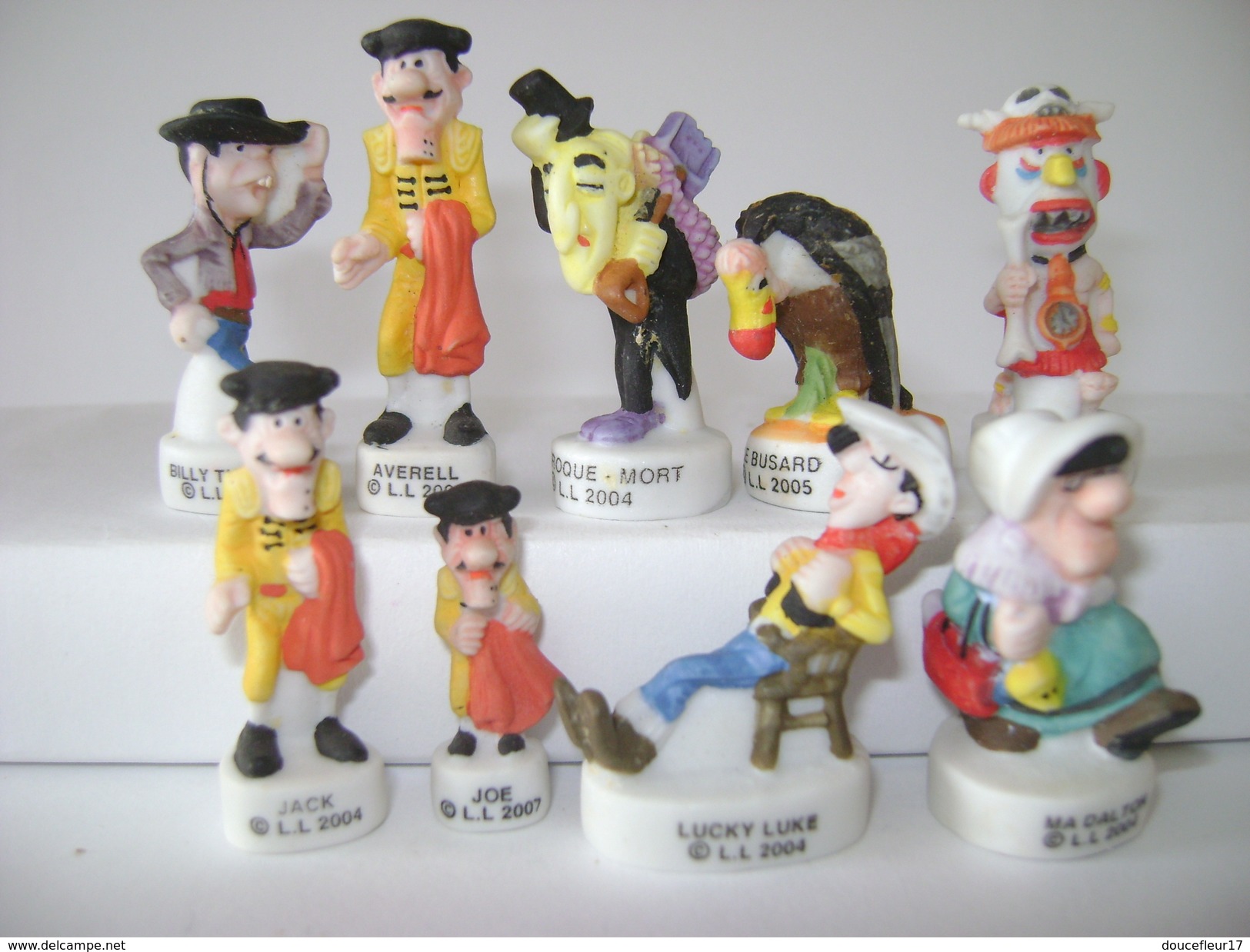 Lucky Luke Mat  .. 9 Fèves ...Ref. AFF : 36-2005.....(pan 0015) - BD