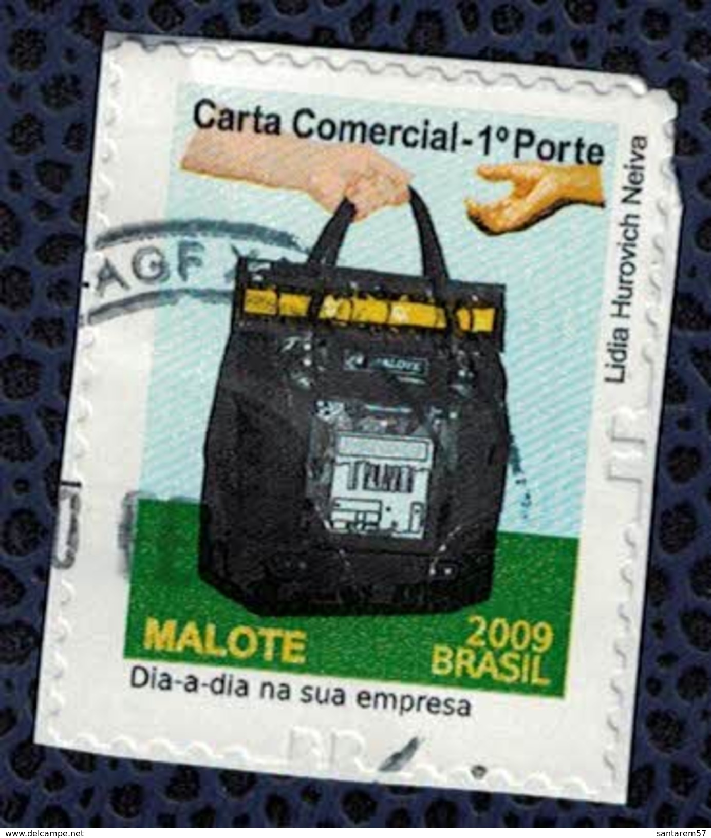 Brésil 2009 Oblitéré Rond Used Malote Mail Bag Sac De Courrier SU - Used Stamps