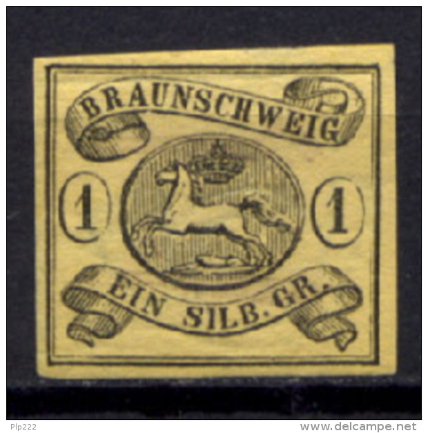 Germania Brunswick 1853 Unif. 7 MH/* VF/F - Braunschweig