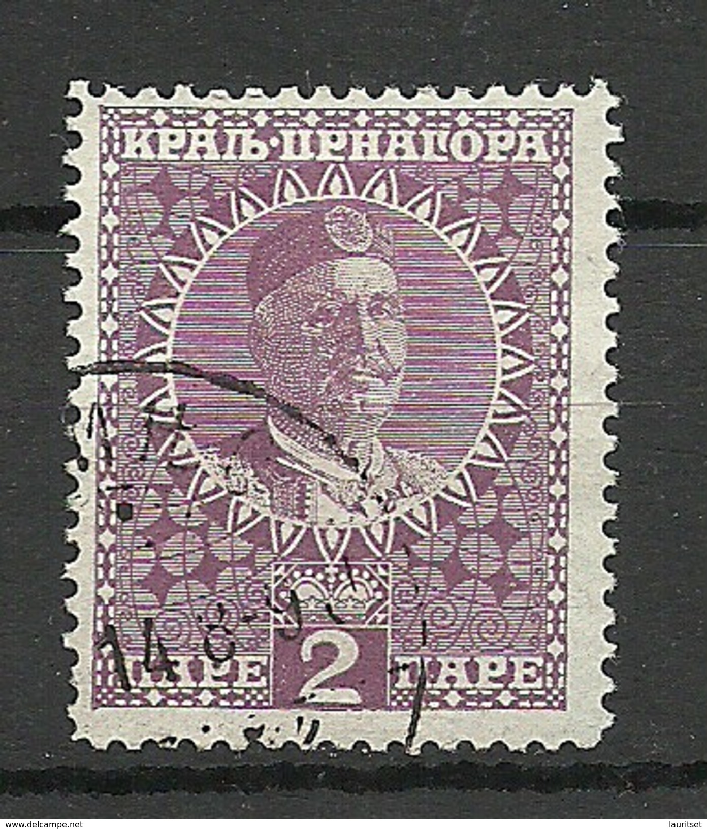 MONTENEGRO 1913 T&scaron;ernogorien Tsernogoria Cherno Gora Michel 87 O - Montenegro