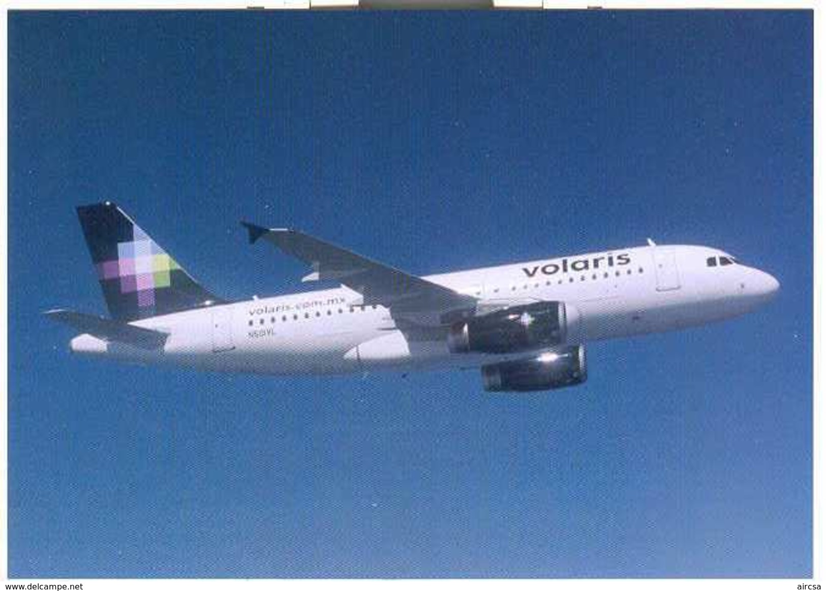 Aviation Postcard- VOLARIS Airbus 319  (SET-5) - 1946-....: Moderne