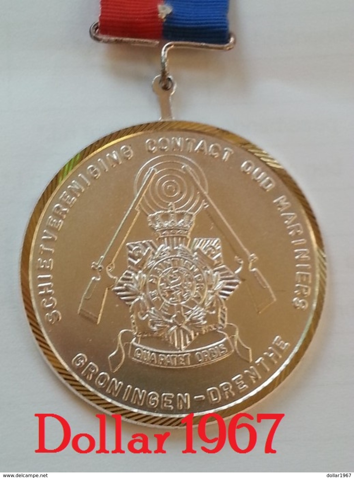 Medaille :Netherlands- Shooting Association / Tournage / Schietvereniging  Contact Old Marines 1990 - Pays-Bas - Other & Unclassified