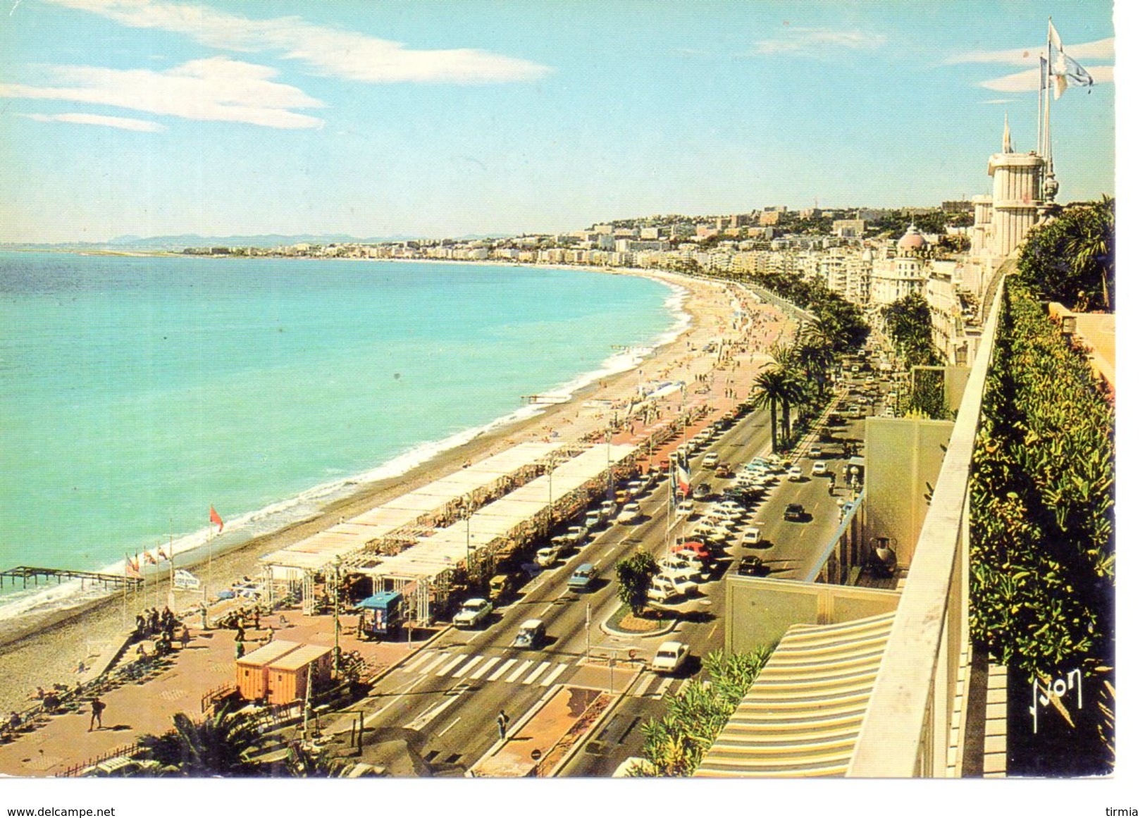 Côte D' Azur - Nice -  Perspective Sur La Promenade Des Anglais - Autres & Non Classés