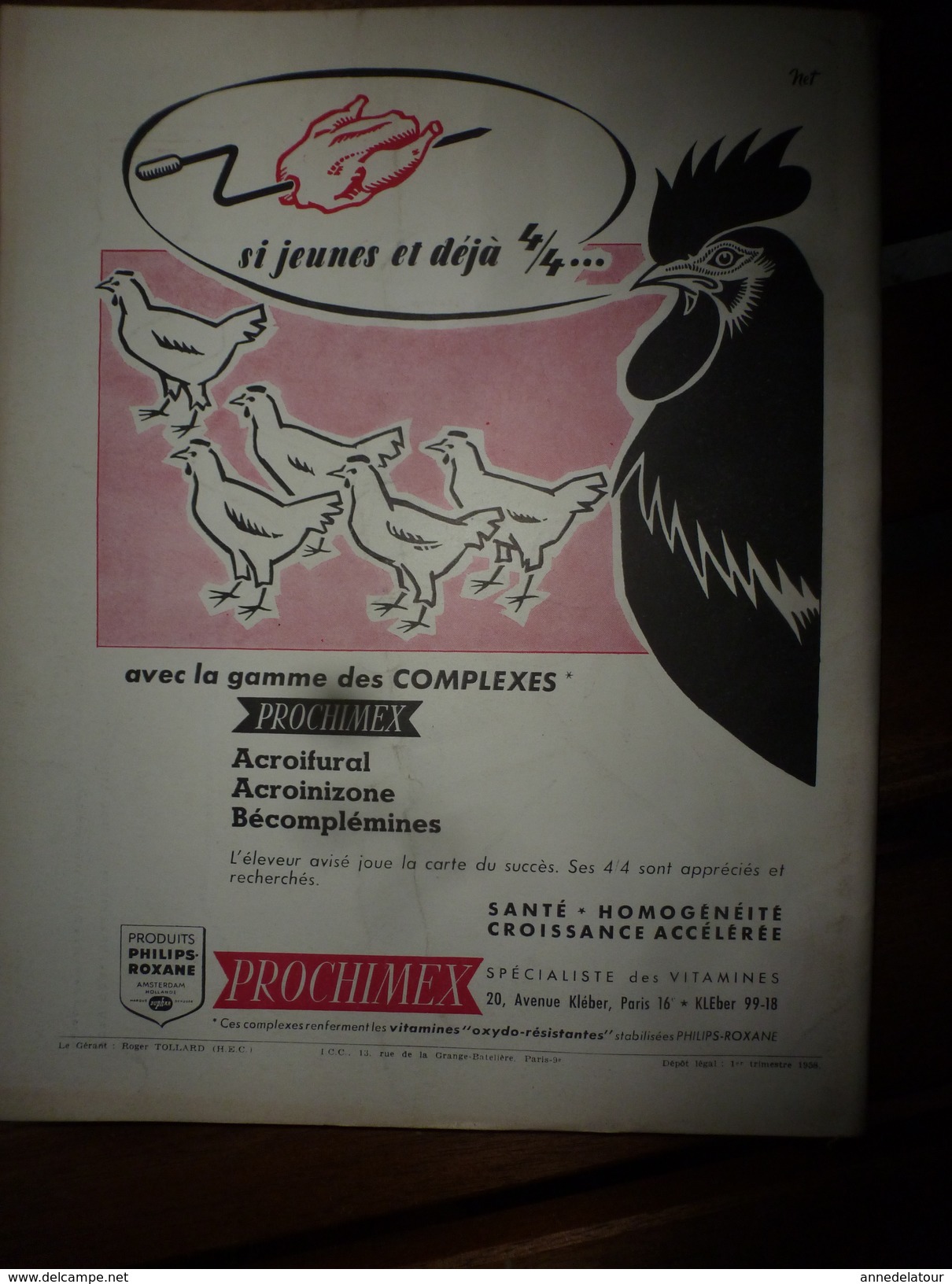 1958 LRDLE  :Production Fourragères Et Alimentation; En Pays De Galles; Etc - Animales