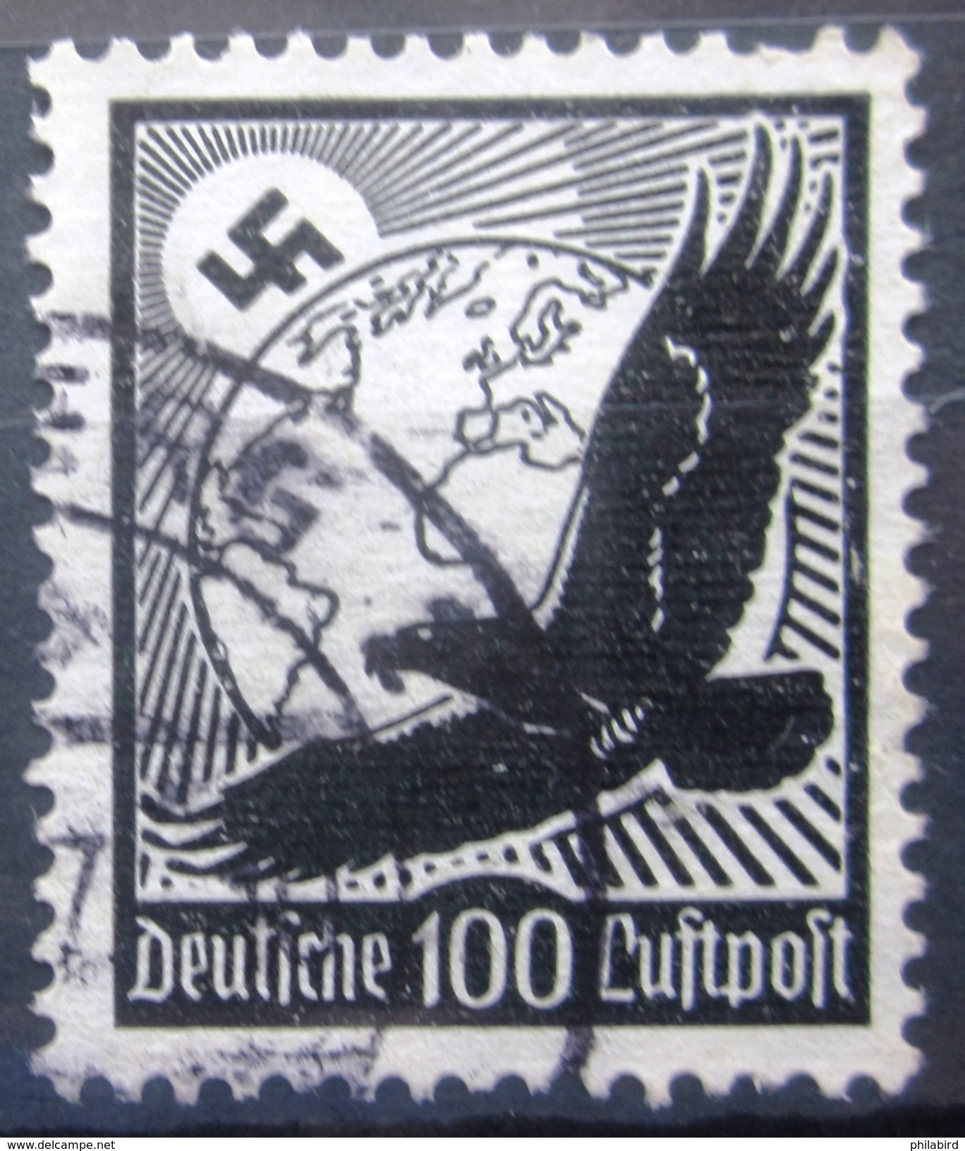 ALLEMAGNE EMPIRE                 PA 51                            OBLITERE - Airmail & Zeppelin