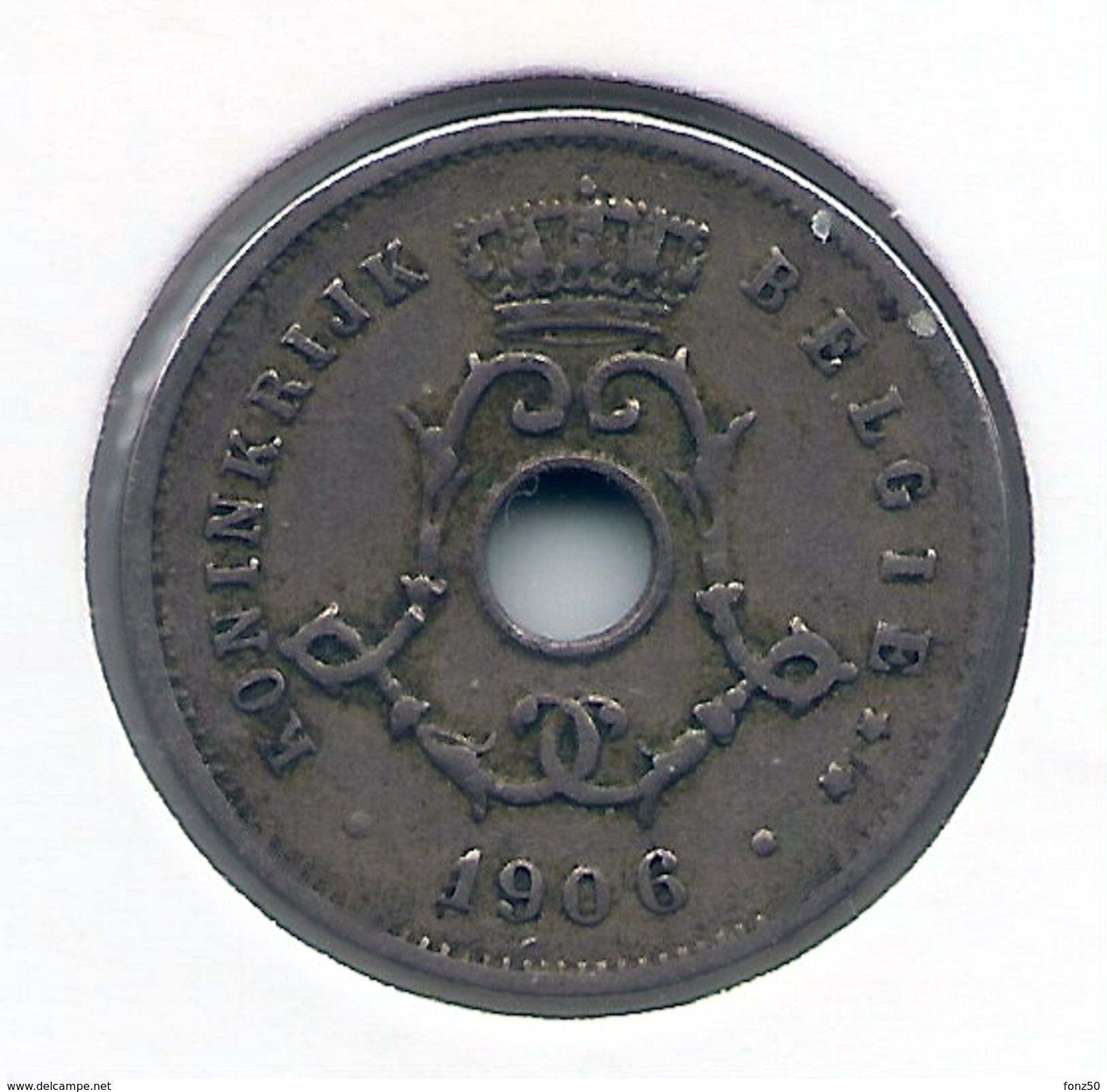 LEOPOLD II  * 5 Cent 1906 Vlaams * Nr 3004 - 5 Centimes