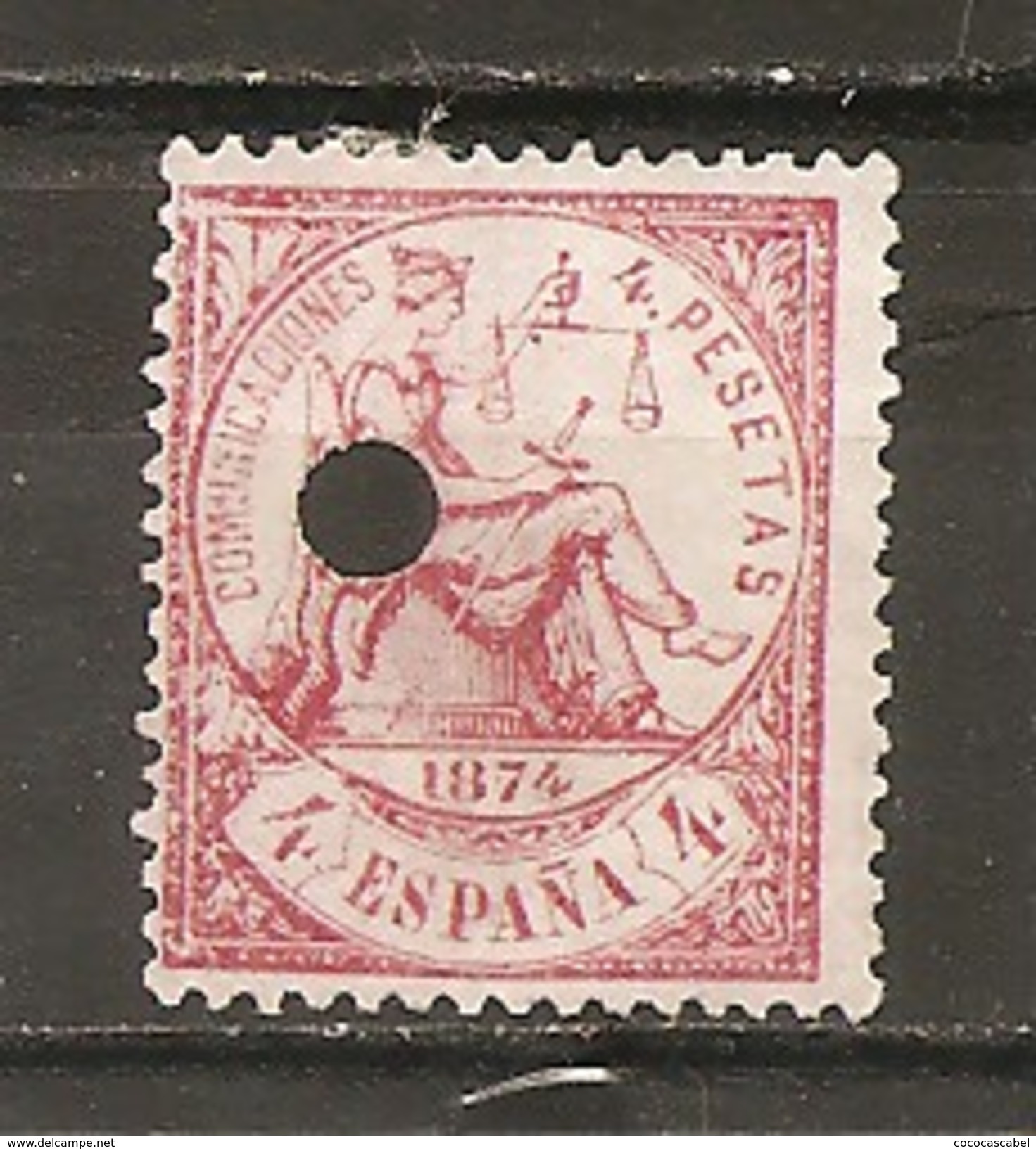 España/Spain - (usado) - Edifil Telégrafo 151T - Yvert 149 - Telegramas