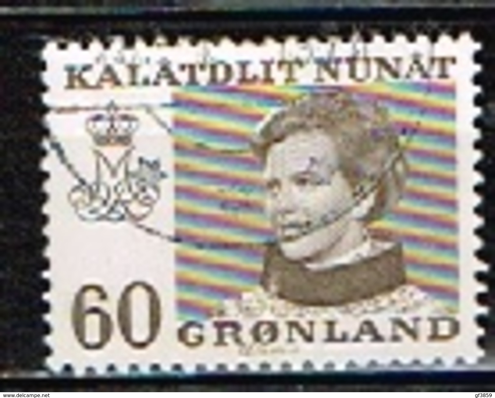 GROENLAND /Oblitérés/Used/1973 - Reine Margrethe II (fluo) - Oblitérés