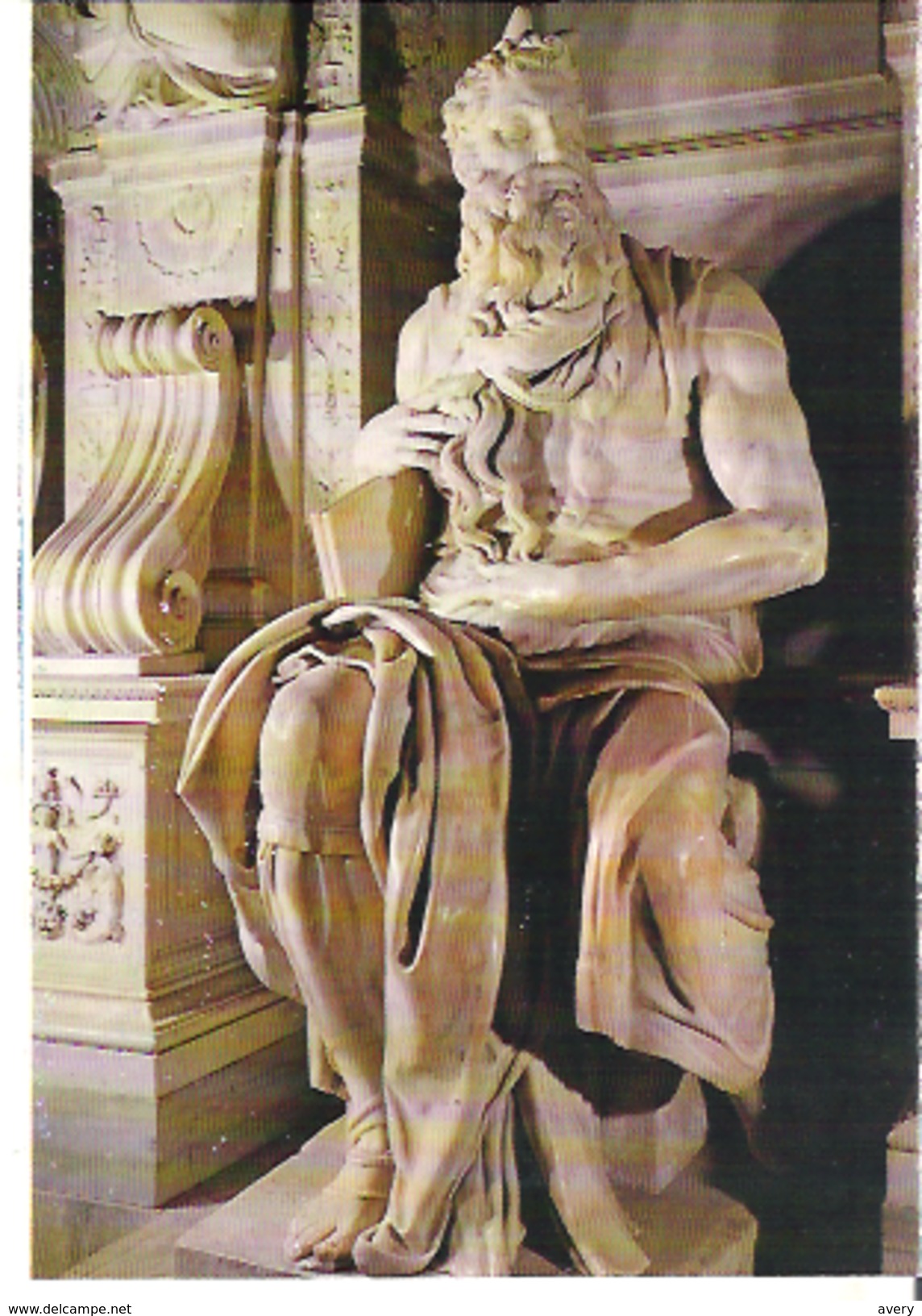 Il Mose' Di Michelangelo  Le "Moise" De Michel-Ange  The "Moses Of Michael Angelo - Sculpturen