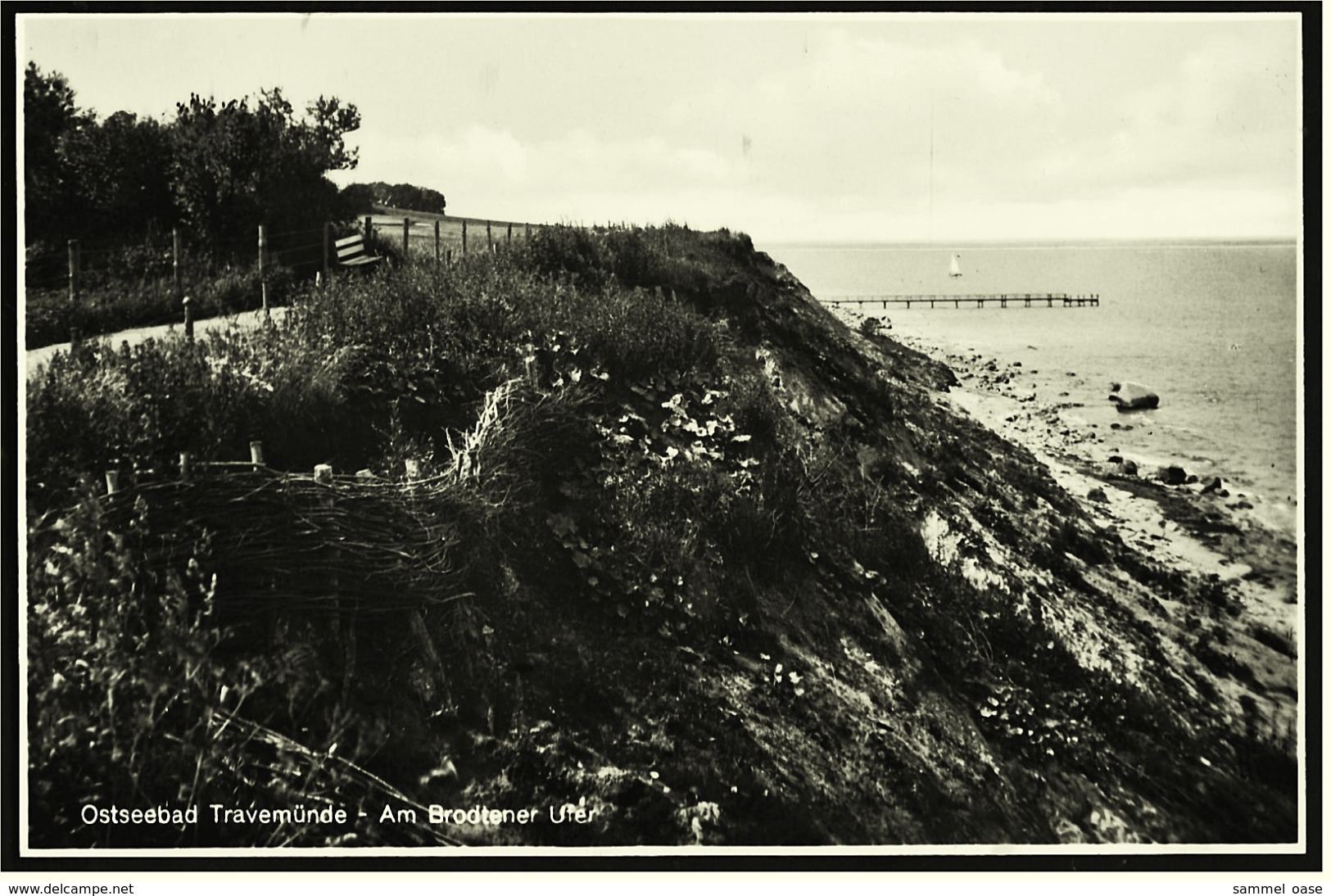 Travemünde  -  Am Brodtener Ufer  -  Ansichtskarte Ca.1955    (7255) - Luebeck-Travemuende