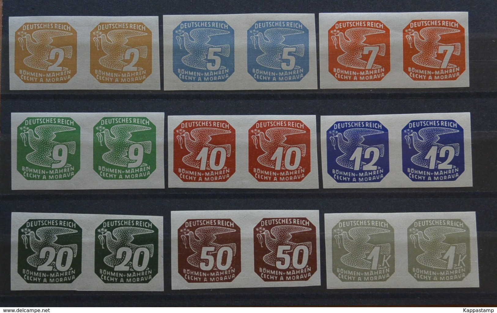 B&M Set 42/50 ** Siehe Beschreibung - Unused Stamps