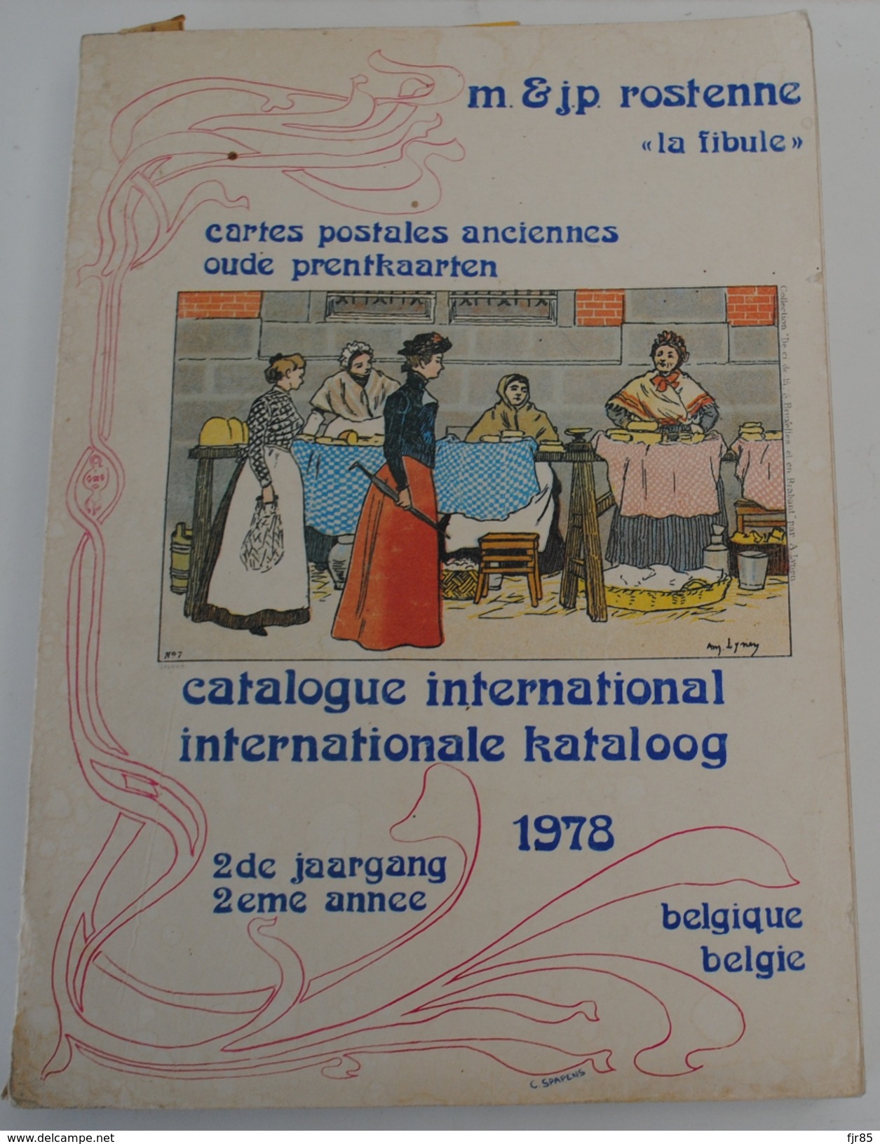 CATALOGUE INTERNATIONAL CARTES POSTALES ANCIENNES 1978 LA FIBULE - Livres & Catalogues