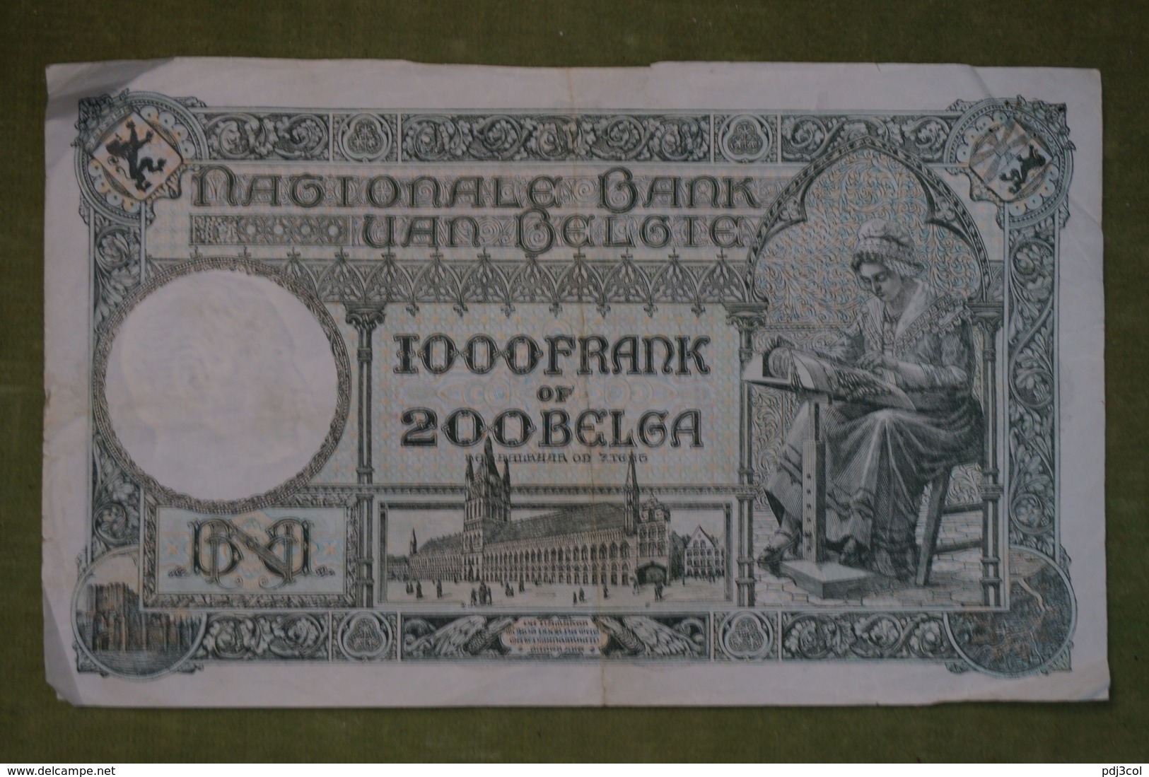 Banque Nationale De Belgique - 1000 Francs Ou 200 Belgas - 18.02.1929 - N°090.D.676 - 1000 Franchi & 1000 Franchi-200 Belgas