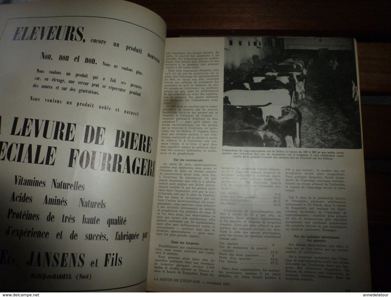 1957 LRDLE  : Prairies; Débroussaillage; Bovins; Les Brebis En Régions Pauvres;Les Dindons; Etc - Animaux