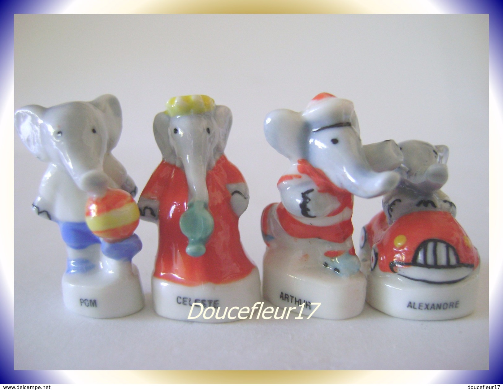 Babar 1996 ... 4 Fèves... Ref. AFF :46-1996 ....(pan 0015) - Cartoons