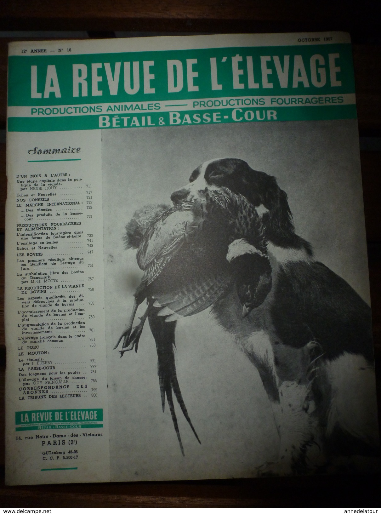 1957 LRDLE  : Dans Une Ferme De Saône Et Loire; Testage En Jura; Des Lorgnons Pour Les Poules; Etc - Animaux