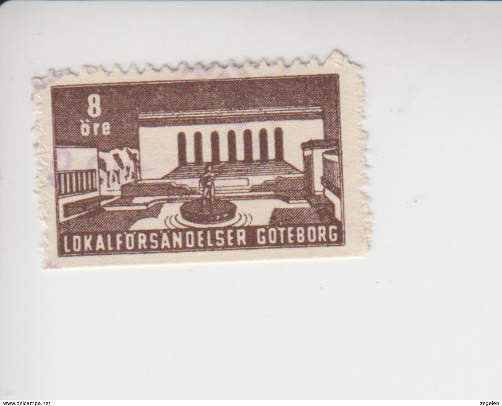 Zweden Lokale Post Facit-cataloog Göteborg Lokalförsändelser 15B - Local Post Stamps