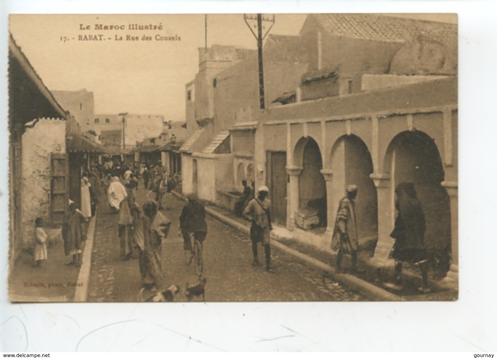Maroc : Rabat Rue Des Consuls N°17 (cp Vierge) - Rabat