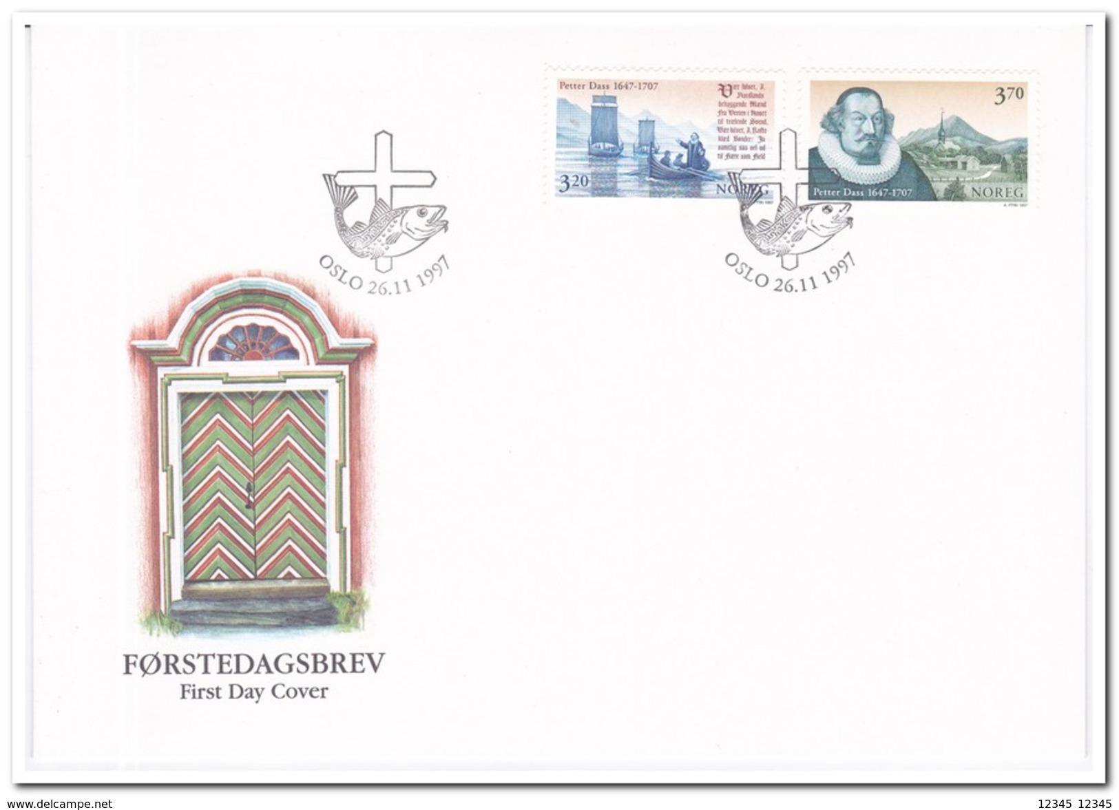 Noorwegen 1997, 26.11.1997 - FDC