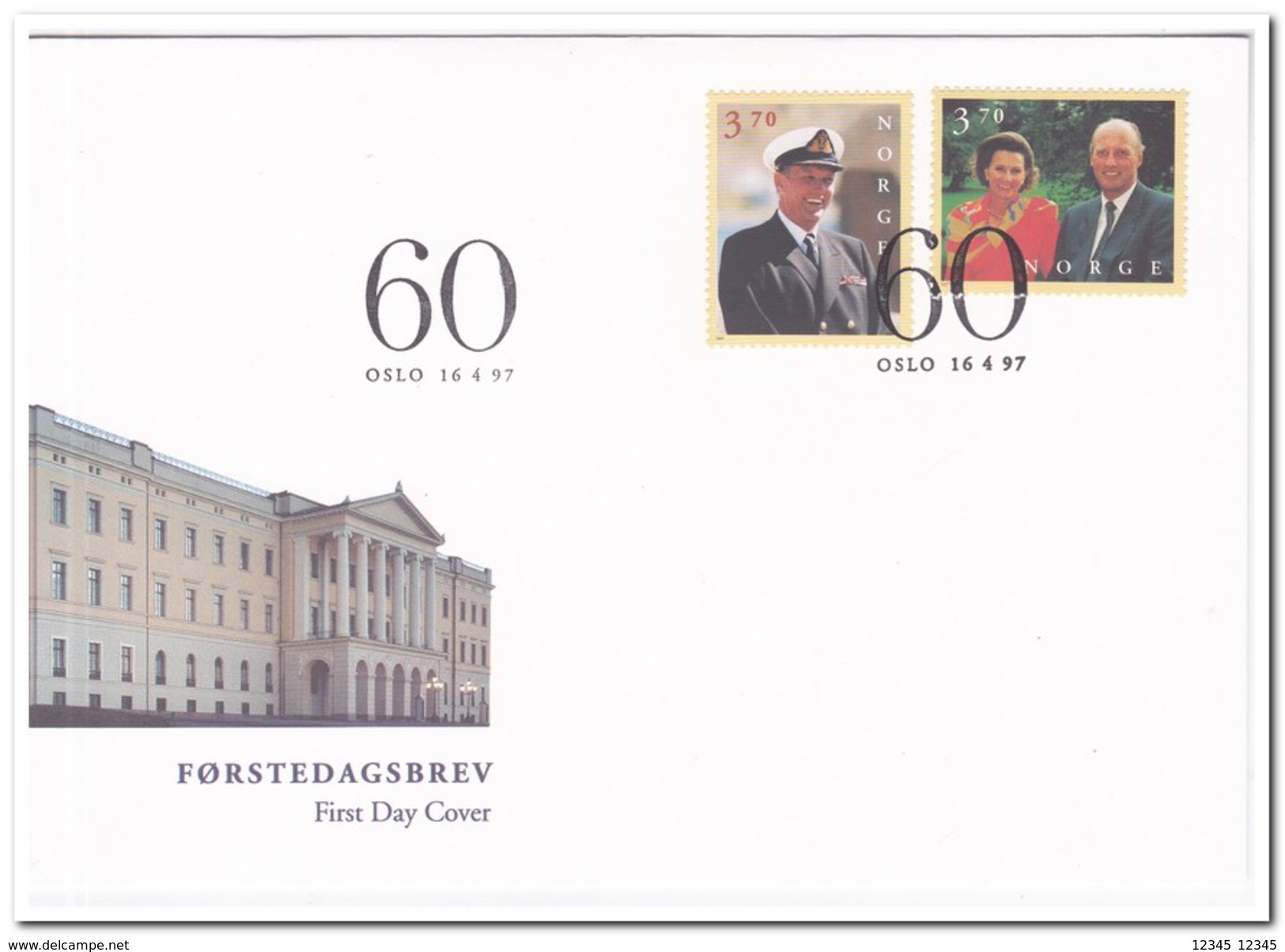 Noorwegen 1997, 16.04.1997 - FDC