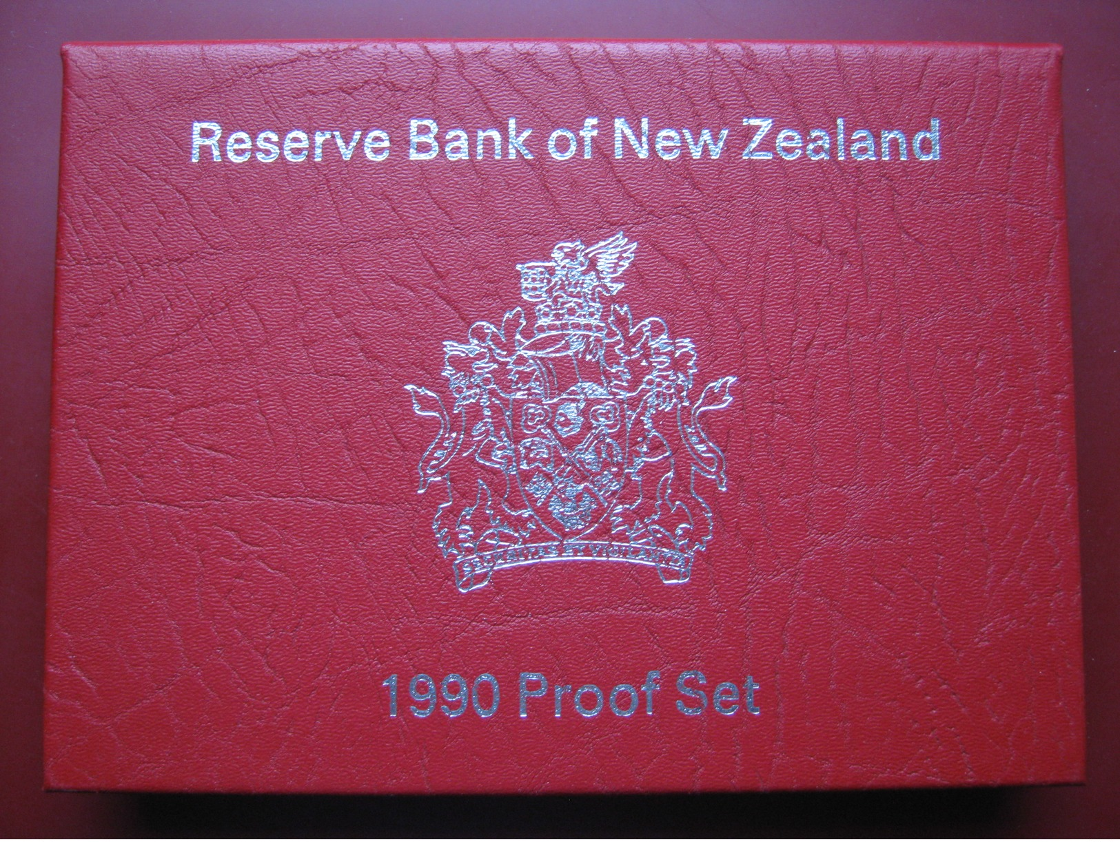 New Zealand 1990 6 Coin Set 5 Cent - 2$ Dollars Proof 2 Silver Coins Cased Info Card Royal Mint - Jamaica